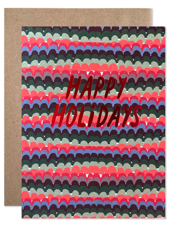Holiday / Happy Holidays Knit - wholesale case of 6