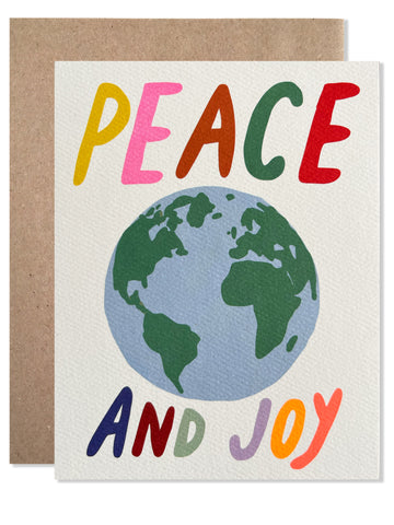 Holiday / Peace and Joy Earth - wholesale case of 6