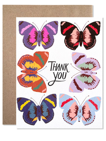 Thank you  Butterflies - wholesale case of 6
