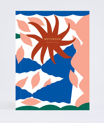 'Abstract Composition' Layflat Notebook