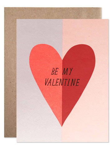 Valentine / Be My Valentine Large Heart - wholesale case of 6