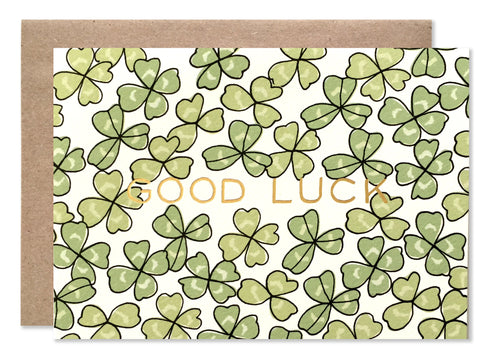 Everyday / 4 bar / Goodluck Shamrock with Gold Foil - wholesale case of 6