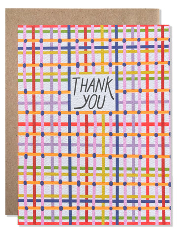 Thank you / Thank You Plaid - wholesale case of 6