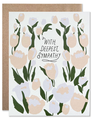 Sympathy / Deepest Sympathy Tulips - wholesale case of 6