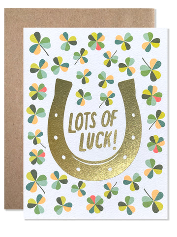 Everyday / Lots of Luck w Gold Foil - wholesale case of 6
