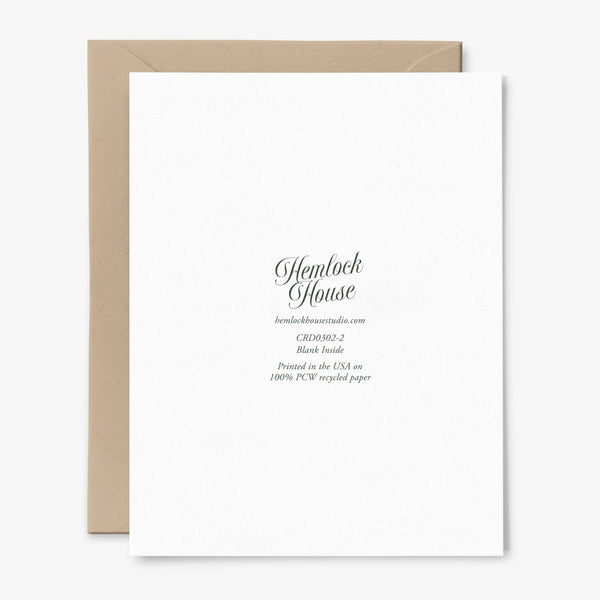 Forever Grateful Card | Thank You | Vintage Floral: No Plastic Sleeves (Cards and Envelopes only)