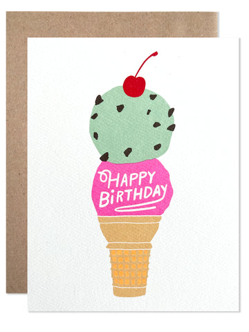 Happy Birthday Ice Cream