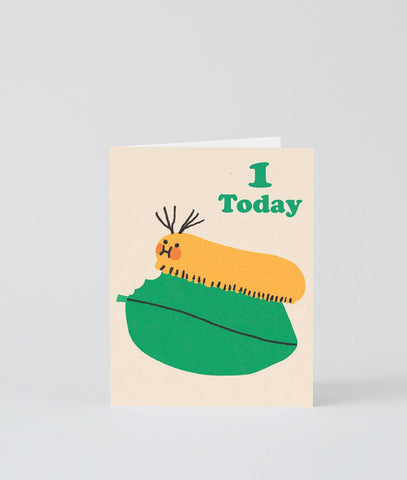 '1 Today' Kids Greetings Card