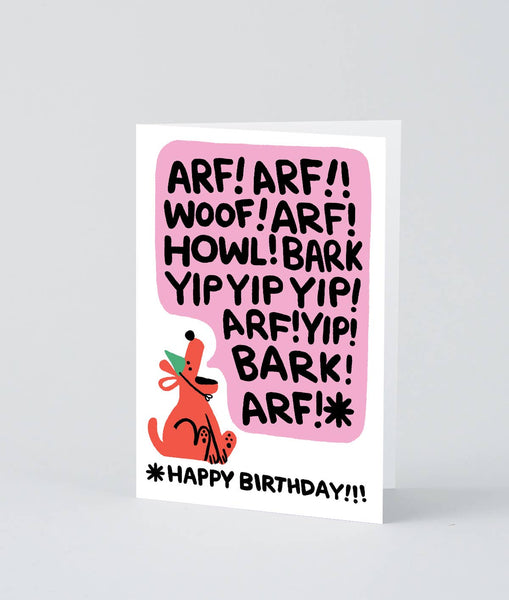 ‘Birthday Bark’ Greetings Card
