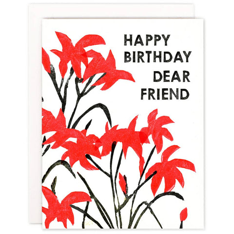 Happy Birthday Dear Friend Birthday Card