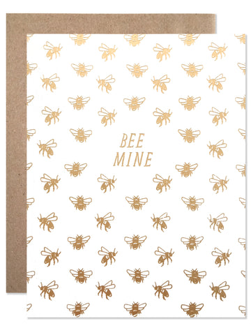 Valentine / Bee Mine Gold Foil - wholesale