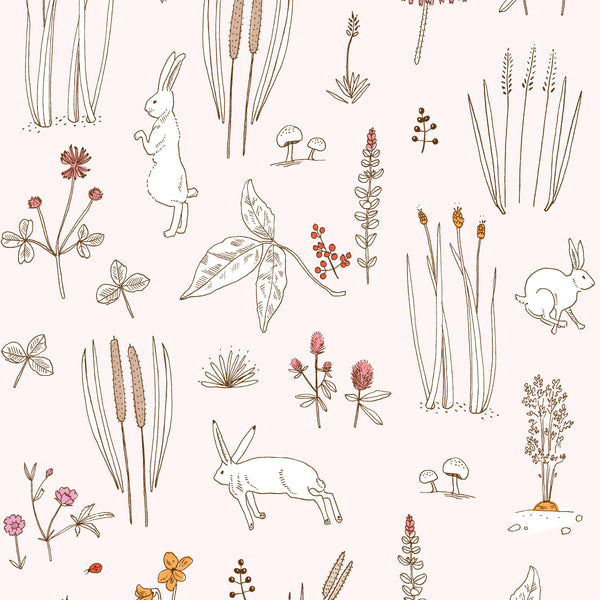 Rabbit (Pink) Wallpaper