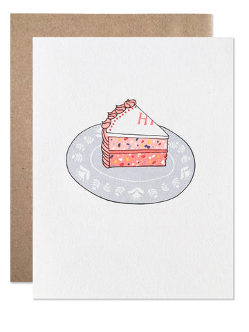Happy Birthday Cake Slice