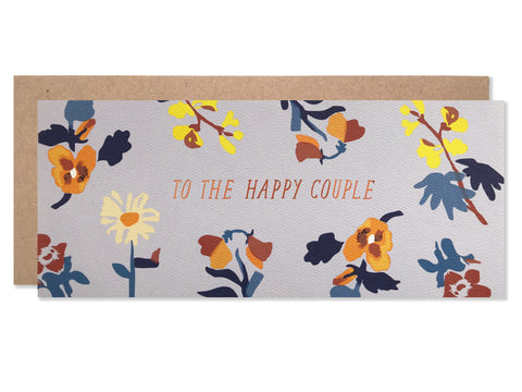 To The Happy Couple Laura Print with Copper Foil