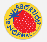 3 x 3 Abortion is Normal Sticker