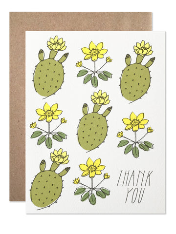 Thank you / Thank You Yellow Cacti - wholesale