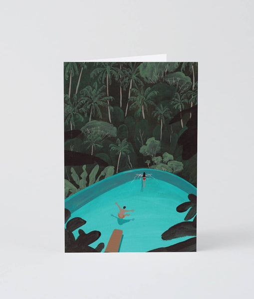 ‘Pool with a View’ Art Card