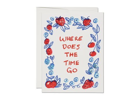 Berry Time friendship greeting card