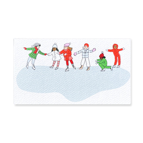 48 Ice Skaters Mini Cards