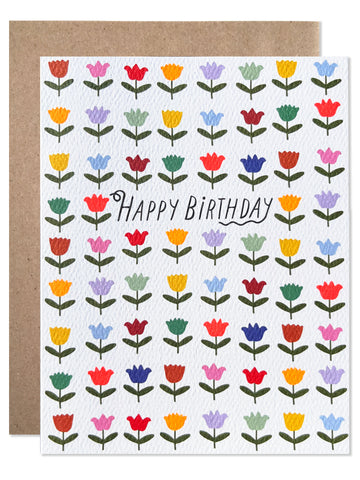 Birthday /  Birthday Rainbow Tulips - wholesale
