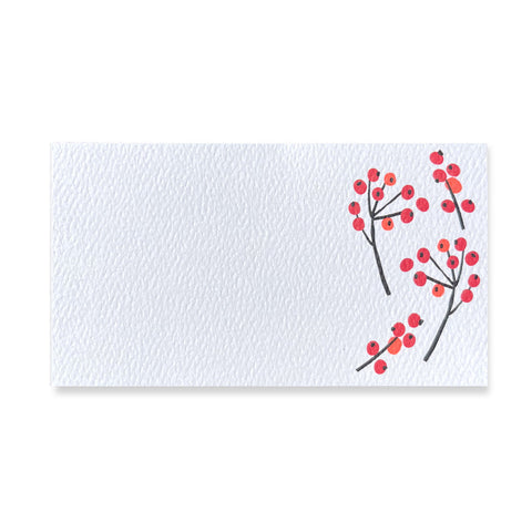 Mini Cards + Gift Tags / winter berries - wholesale